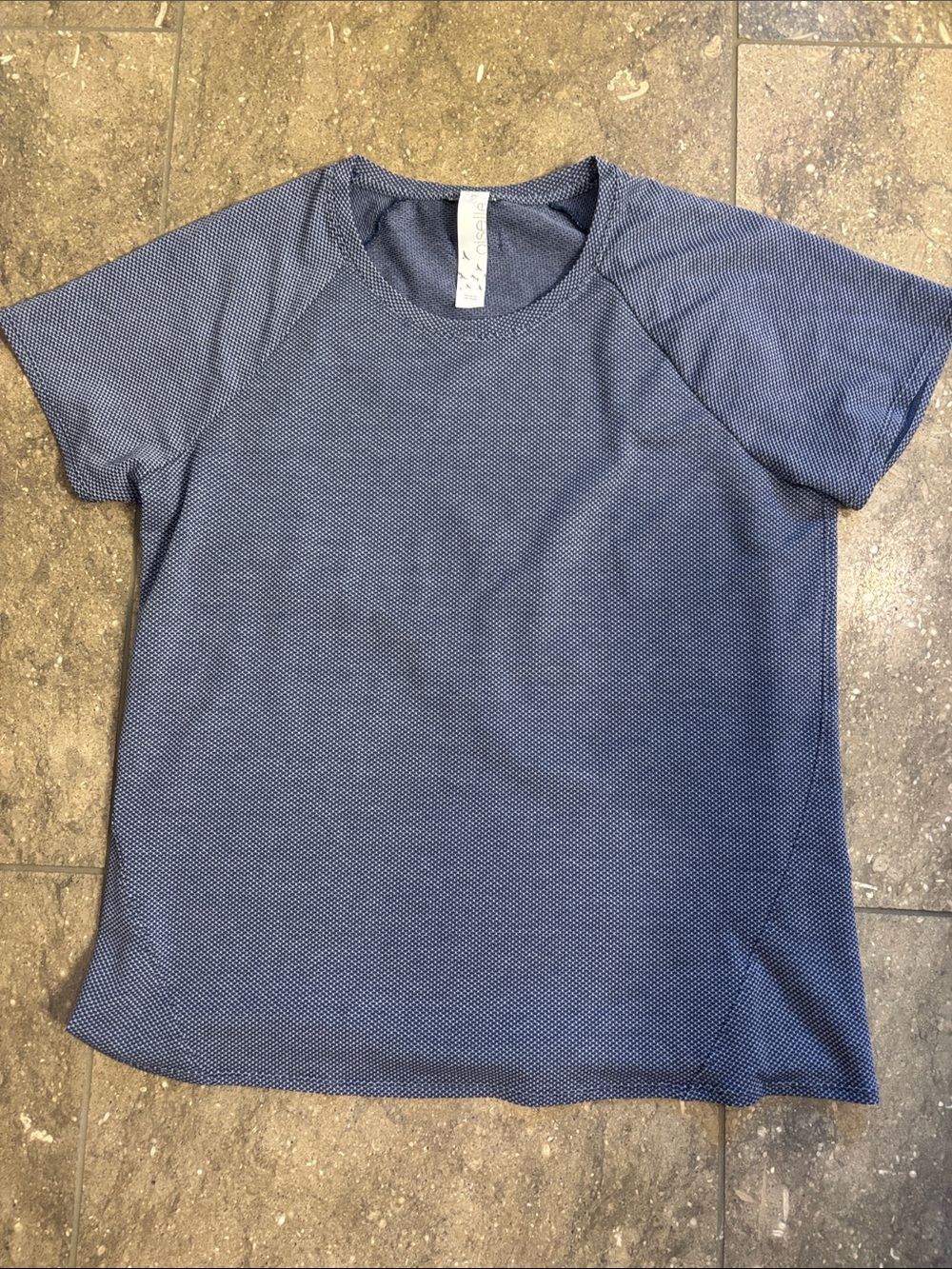 Oiselle Flyout tee, Navy, 14
